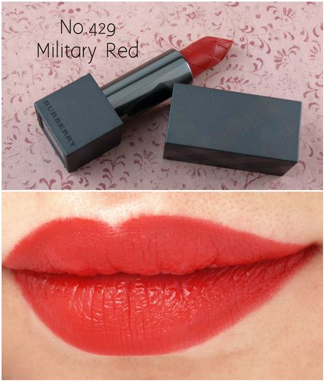 Burberry Military Red Lip Velvet Review & Swatches 